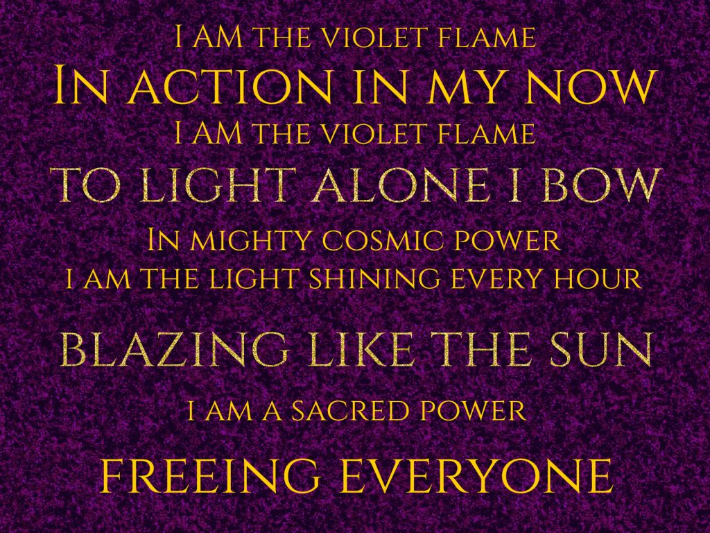 Energetic Alchemy
Violet Flame Decree